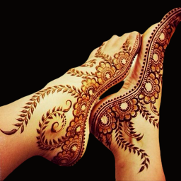 Henna Design for feets