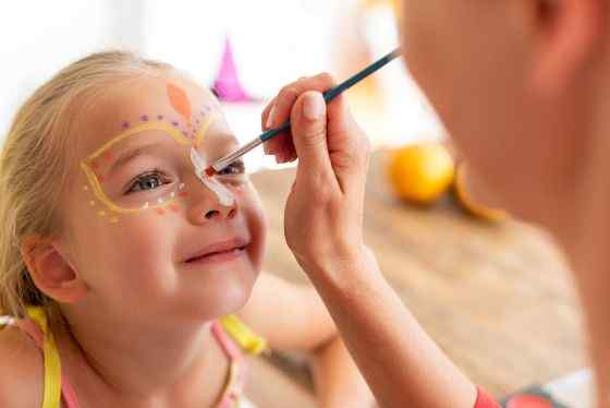 baby girl Party makeup